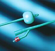Bard Foley Catheter Silastic® 2-Way Round Tip 30 cc Balloon 18 Fr. Silicone Coated Latex - Case of 10 - 33418-CS