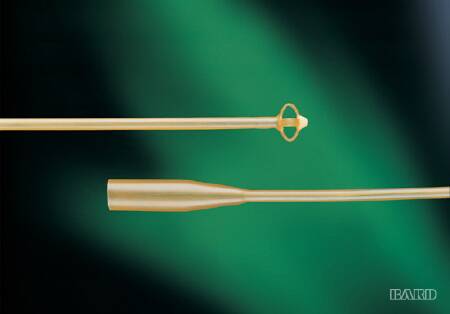 Bard Nephrostomy Catheter Bard® Malecot Wing Tip 4-Wing 22 Fr. Latex - Case of 6 - 086022-CS