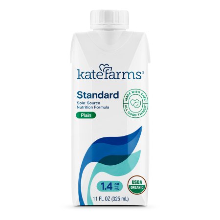 Kate Farms Oral Supplement Kate Farms® Standard 1.4 Plain Flavor Liquid 11 oz. Carton - Case of 12 - 811112030027-CS