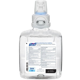 GOJO Hand Sanitizer Purell® Advanced Green Certified 1,200 mL Ethyl Alcohol Foaming Dispenser Refill Bottle - Case of 2 - 7851-02-CS