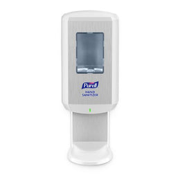 GOJO Hand Hygiene Dispenser PURELL® CS8 Chrome / White ABS Plastic Touch Free 1200 mL Wall Mount - Case of 1 - 7820-01-CS