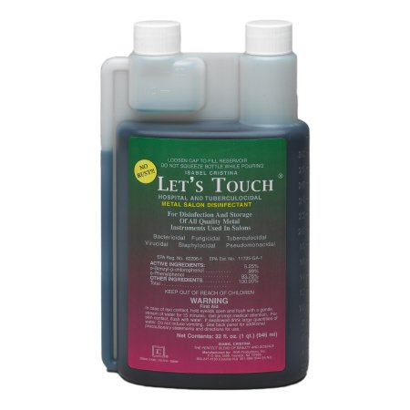 Medicool Inc Let's Touch® Surface Disinfectant Cleaner Bactericidal Manual Pour Liquid Concentrate 32 oz. Bottle NonSterile - Each - LTD-EA