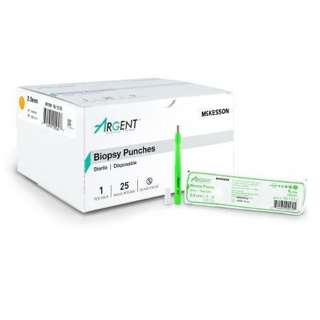 McKesson Biopsy Punch McKesson Argent™ Dermal 2.5 mm - Each - 16-1310-EA