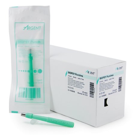 McKesson Biopsy Punch McKesson Argent™ Dermal 6 mm - Case of 100 - 16-1315-CS