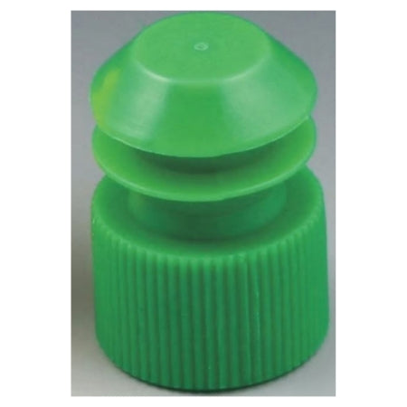 McKesson McKesson Tube Closure Polyethylene Flanged Plug Cap Green 13 mm For Use with 13 mm Blood Drawing Tubes, Glass Test Tubes, Plastic Culture Tubes NonSterile - Bag of 1000 - 177-118240G-BG