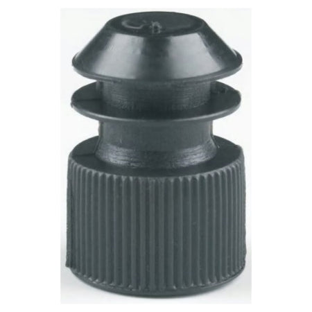 McKesson McKesson Tube Closure Polyethylene Flanged Plug Cap Black 13 mm For Use with 13 mm Blood Drawing Tubes, Glass Test Tubes, Plastic Culture Tubes NonSterile - Case of 20000 - 177-118240K-CS