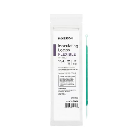 McKesson Inoculating Loop with Needle McKesson 10 Î¼L ABS Integrated Handle Sterile - Bag of 25 - 16-FLWN-BG