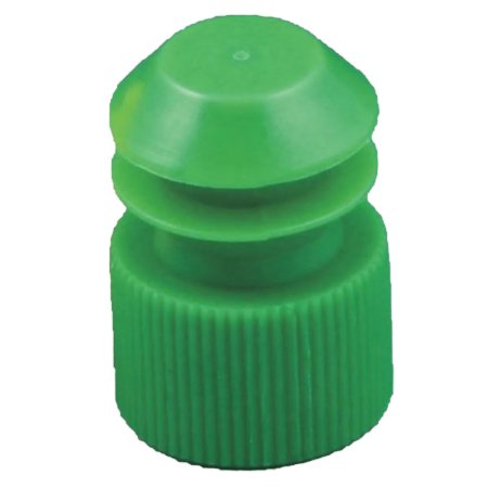 McKesson McKesson Tube Closure Polyethylene Flanged Plug Cap Green 16 mm For Use with 16 mm Blood Drawing Tubes, Glass Test Tubes, Plastic Culture Tubes NonSterile - Case of 10000 - 177-116152G-CS