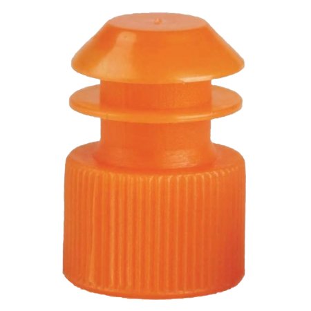 McKesson McKesson Tube Closure Polyethylene Flanged Plug Cap Orange 16 mm For Use with 16 mm Blood Drawing Tubes, Glass Test Tubes, Plastic Culture Tubes NonSterile - Case of 10000 - 177-116152N-CS