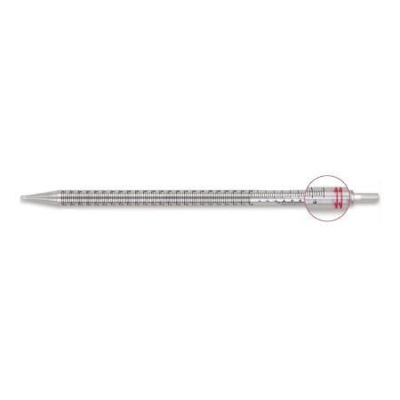 McKesson McKesson Serological Pipette 25 mL 0.2 mL Graduation Increments / 10 mL Negative Graduations Sterile - Case of 200 - 177-1781-CS