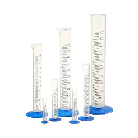 Thermo Scientific Nalge Graduated Cylinder Set Nalgene™ Class B Polypropylene 10 / 25 / 50 / 100 / 250 / 500 / 1,000 mL - Case of 1 - 3662-1234-CS
