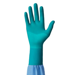 Medline Surgical Glove SensiCare® PI Green with Aloe Size 7.5 Sterile Polyisoprene Standard Cuff Length Smooth Green Chemo Tested - Case of 200 - MSG9275-CS
