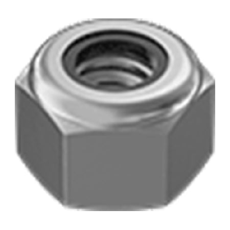 McMaster-Carr Supply Co Low Strength Steel Nylon-Insert Locknut 8-32 Thread Size, Zinc-Plated - Pack of 100 - 90631A009-PK