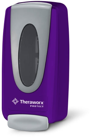 Avadim Dispenser Theraworx® Protect Purple Plastic Manual Push 33.8 oz. Wall Mount - Each - 01-D01-EA
