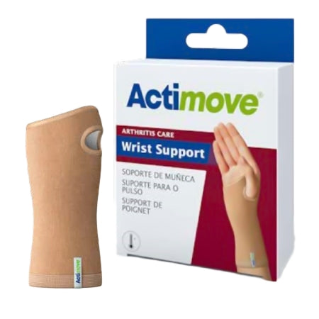 BSN Medical Wrist Support Actimove® Ceramic Fibers / Elastane / Polyamide / Polyester / Thermoplastic Polyurethane / Titanium Dioxide Left or Right Hand Beige X-Large - Each - 7577923-EA