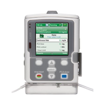 Smiths Medical ASD, Inc. Ambulatory Infusion Pump CADD®-Solis VIP Blue 4 Alkaline AA Batteries; AC Adapter; Rechargeable Battery Pack MDL 2120, US English 0 to 10 in 0.01 mL Increments 320 X 320 Pixel Color LCD - Each - 21-2120-0105-01-EA