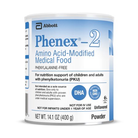 Abbott Nutrition Oral Supplement Phenex®-2 Unflavored Powder 14.1 oz. Can - Each - 67054-EA