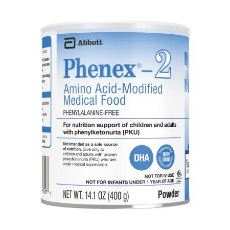 Abbott Nutrition Oral Supplement Phenex®-2 Vanilla Flavor Powder 14.1 oz. Can - Each - 67056-EA
