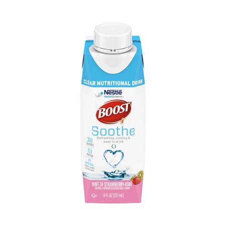 Nestle Healthcare Nutrition Oral Supplement Boost® Soothe Strawberry Kiwi Flavor Liquid 8 oz. Carton - Each - 00043900769462-EA
