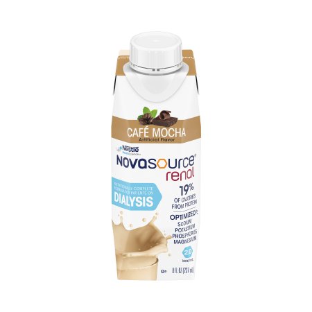 Nestle Healthcare Nutrition Oral Supplement Novasource® Renal CafÃ© Mocha Flavor Liquid 8 oz. Carton - Each - 00043900185446-EA