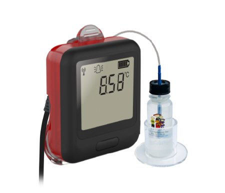 Control Solutions Inc Refrigerator / Freezer Temperature Data Logger with Alarm Fahrenheit / Celsius -40Â° to +257Â°F (-40Â° to +125Â°C) Thermistor Probe Wall Mount Battery Operated - Each - VFC311-EA
