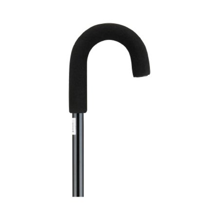 Nova Ortho-Med Offset Cane Nova Aluminum 30 to 39 Inch Height Black - Each - 1040BK-EA