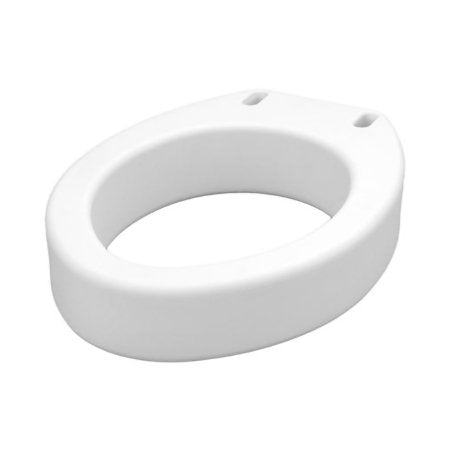 Nova Ortho-Med Raised Toilet Seat Nova 3-1/2 Inch Height White 300 lbs. Weight Capacity - Each - 8341-R-EA