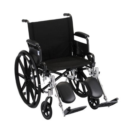 Nova Ortho-Med Lightweight Wheelchair Nova Elevating Legrest 20 Inch Seat Width Adult - Each - 7200LE-EA
