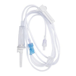 B. Braun IV Pump Set SafeDAY™ Gravity / Pump 1 Port 15 Drops / mL Drip Rate Without Filter 86 Inch Tubing - Case of 50 - 352641-CS