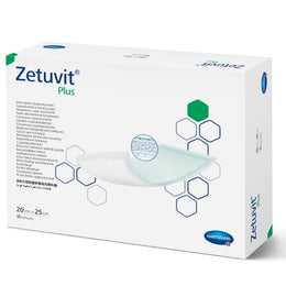 Hartmann Super Absorbent Dressing Zetuvit® Plus Silicone Non-Bordered 8 X 10 Inch Rectangle - Each - 413118-EA