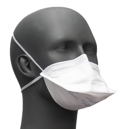 Prestige Ameritech Particulate Respirator / Surgical Mask ProGear® Medical N95 Flat Fold Pouch Elastic Strap Small White NonSterile ASTM Level 3 Adult - Case of 300 - RP88010-CS