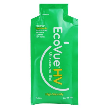 HR Pharmaceuticals Ultrasound Gel EcoVue® High Viscosity 32 gram FlexPac - Case of 400 - 383-CS