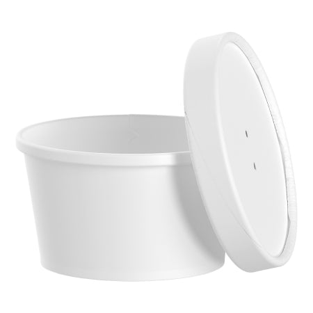 RJ Schinner Co Food Container Flexstyle® White Single Use Paper 3-1/10 Inch Diameter X 2-1/5 Inch H - Case of 250 - KHSB8A-2050-CS