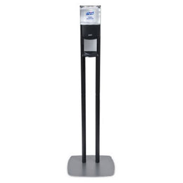 GOJO Hand Hygiene Dispenser Floor Stand PURELL® ES6 Graphite ABS Plastic Touch Free 1200 mL Floor Stand - Case of 1 - 7216-DS-CS