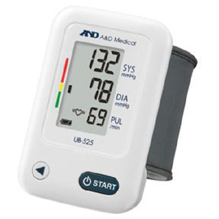 A&D Engineering Home Automatic Digital Blood Pressure Monitor A&D Medical Medium Cloth Fabric 13.5 - 21.5 cm Wrist - Each - UB-525-EA