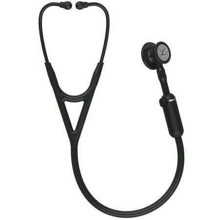 3M Digital Stethoscope 3M™ Littmann® Black Single Tube 27 Inch Tube Double-Sided Chestpiece - Case of 3 - 8480-CS