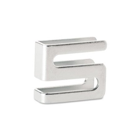Alera® Wire Shelving S Hooks, Metal, Silver, 4 Hooks/Pack - Pack of 1 - ALE-SW59SHSR-PK