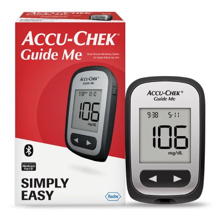 Roche Diabetes Care Inc Blood Glucose Meter Accu-Chek® 4 Second Results Stores up to 30 Results No Coding Required - Each - 65702073110-EA