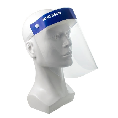 McKesson Face Shield McKesson One Size Fits Most Full Length Anti-fog Disposable NonSterile - Bag of 10 - 16-GDF-01-BG