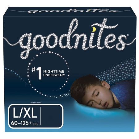 Kimberly Clark Male Youth Absorbent Underwear GoodNites® Pull On with Tear Away Seams Size 6 / X-Large Disposable Heavy Absorbency - Case of 28 - 53378-CS