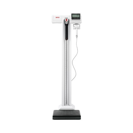 Seca Column Scale with Height Rod seca® 787 Digital Display 550 lbs. Capacity White Battery Operated - Each - 7871821004-EA