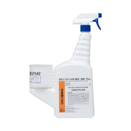 Veltek Associates DECON-SPORE® 200 Plus Surface Disinfectant Cleaner Peroxide Based Pump Spray Liquid 16 oz. Bottle Scented Sterile - Case of 12 - DS200-06-16Z-03-CS