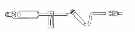 Baxter IV Extension Set Interlink® 16 Inch Tubing With Filter Sterile - Case of 48 - 2C6671-CS