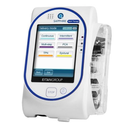 Eitan Group North America Ambulatory Infusion Pump Sapphire™ Multi-Therapy Fixed Head Power Supply NonWireless - Each - 17000-028-0072-EA