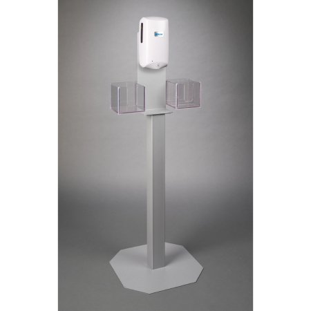 Poltex Inc Respiratory Hygiene Station Poltex Floor Standing Clear 4-3/4 X 3.7 X 4-3/4 Inch PETG - Each - SDLMAG4-3STL-EA