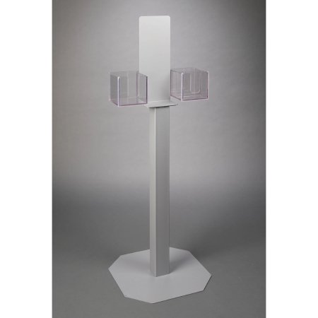 Poltex Inc Hand Sanitizer Multi Station Poltex VHB Tape Clear 5 X 5.2 X 5.2 X 17 Inch PETG - Each - SDLMAG4-TF-3STL-EA