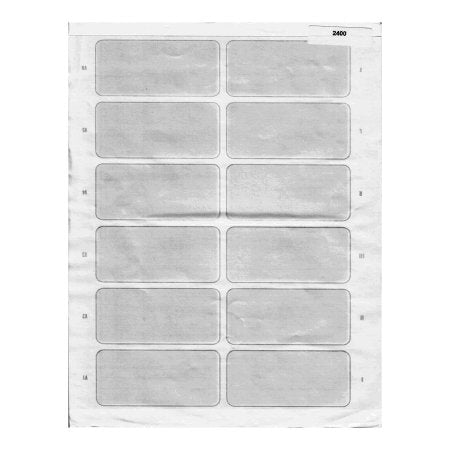 Precision Charts EKG Sheet Precision Charts Single Channel Mount For EKG Monitors - Box of 100 - 2400-BX