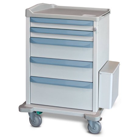 Capsa Solutions Medication Cart M Series Steel - Each - M3TC-C-BG-D221-STK-EA