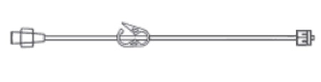All-Med IV Extension Set BD Micro Bore 60 Inch Tubing Without Filter - Box of 50 - MC6013-BX