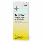 Ascensia Diabetes Care Reagent Test Strip Ketostix® Ketone For Urinalysis 100 per Bottle - Case of 12 - 2881-CS